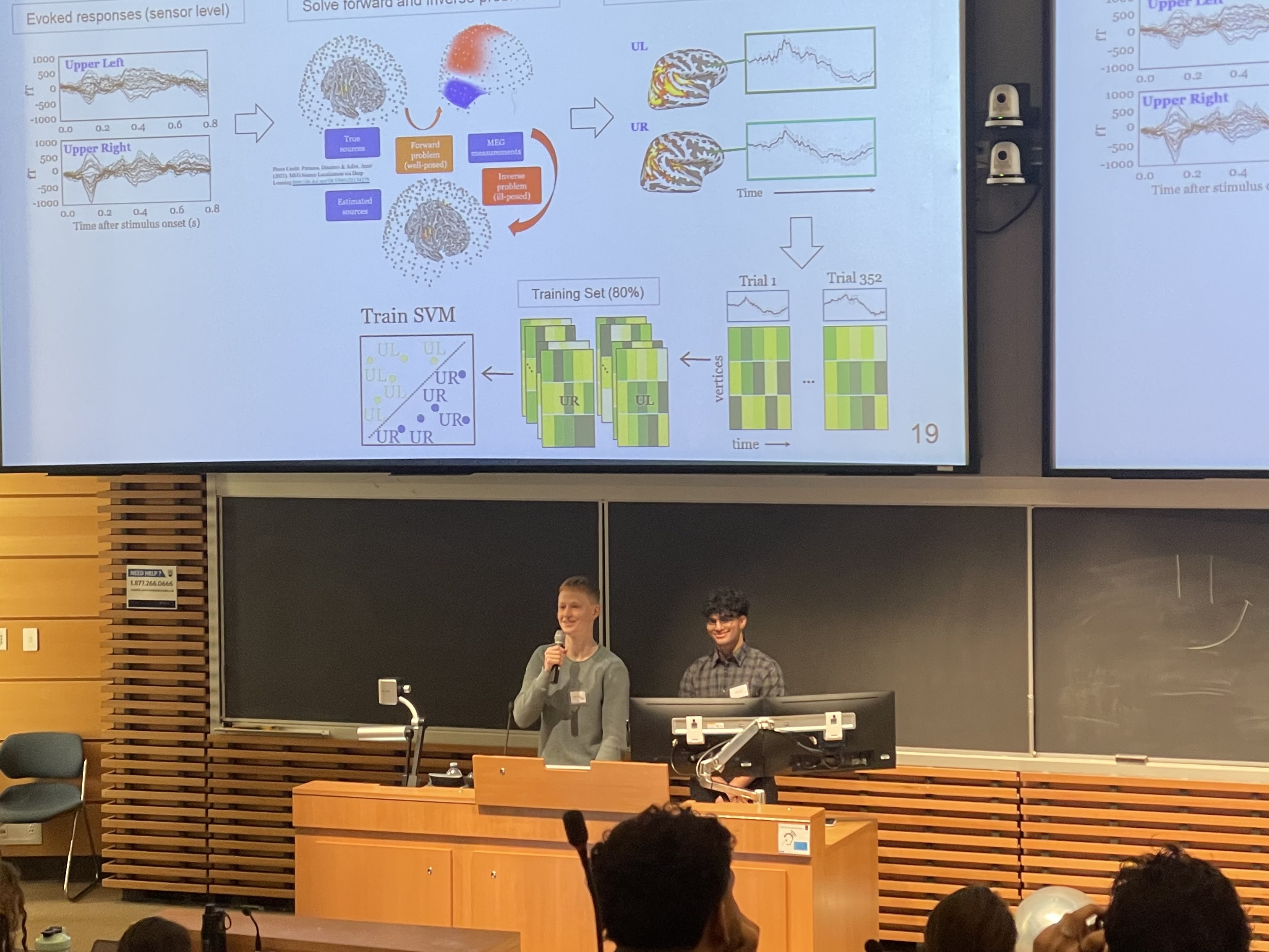 Max and Adi at NURC (UBC, 2024)